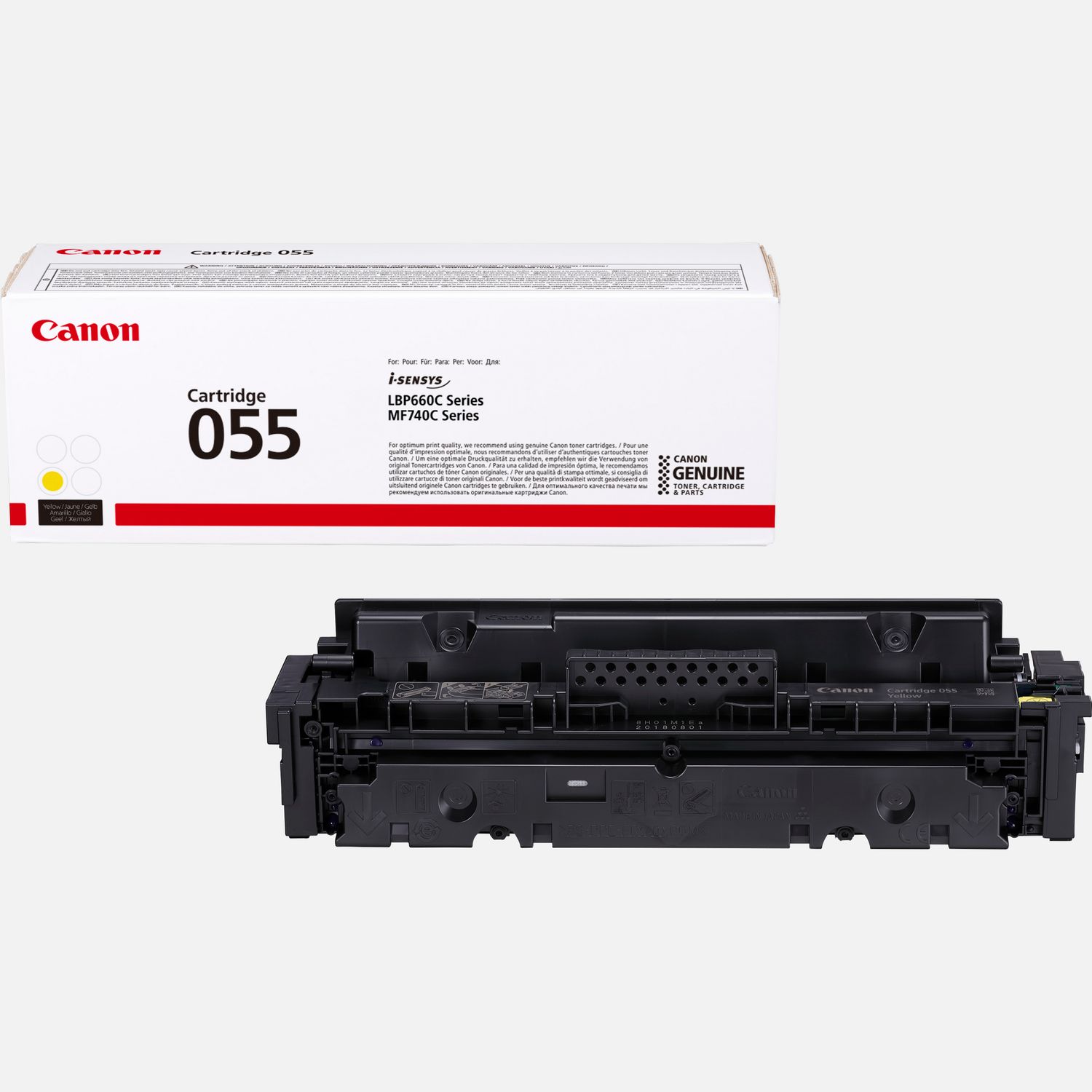1 TONER CANON (YELLOW) 055 - Image 1