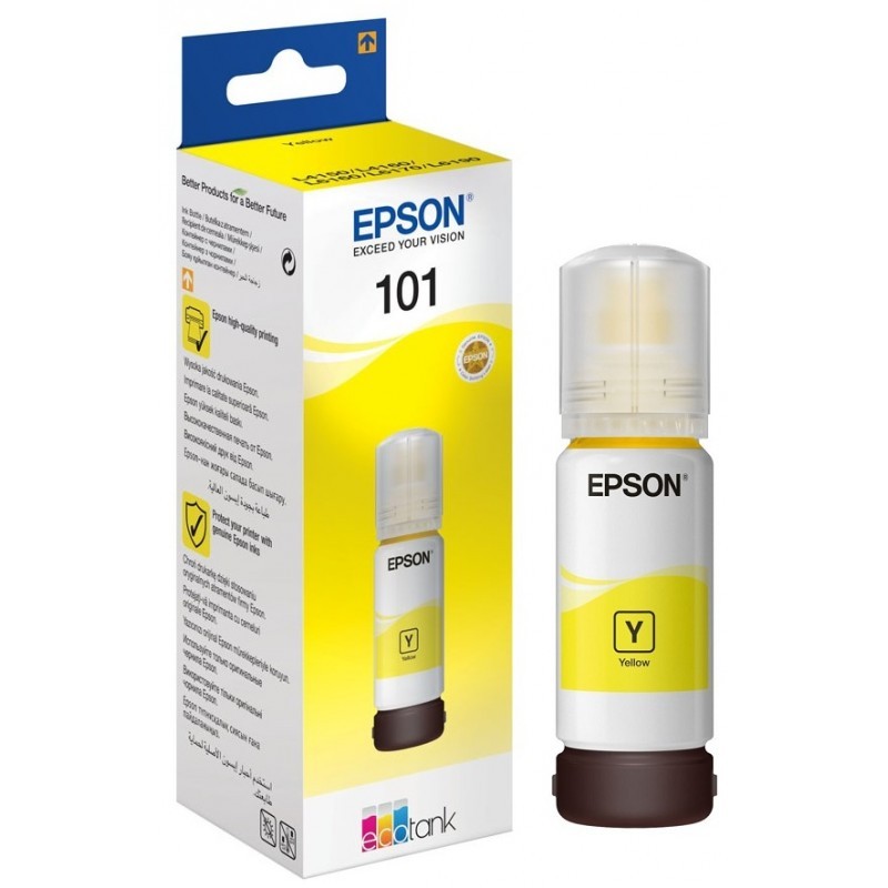 101 YELLOW TINTEIRO EPSON ECO TANK 101 (YELLOW) - Image 1