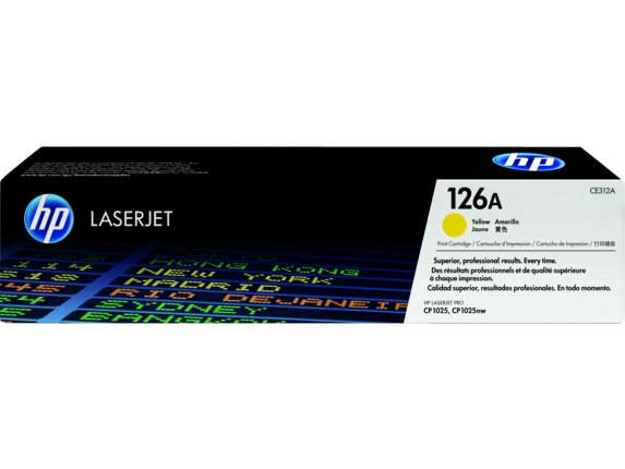 c05845205 TONER HP LASERJET CE312A (YELLOW) 126A - Image 1